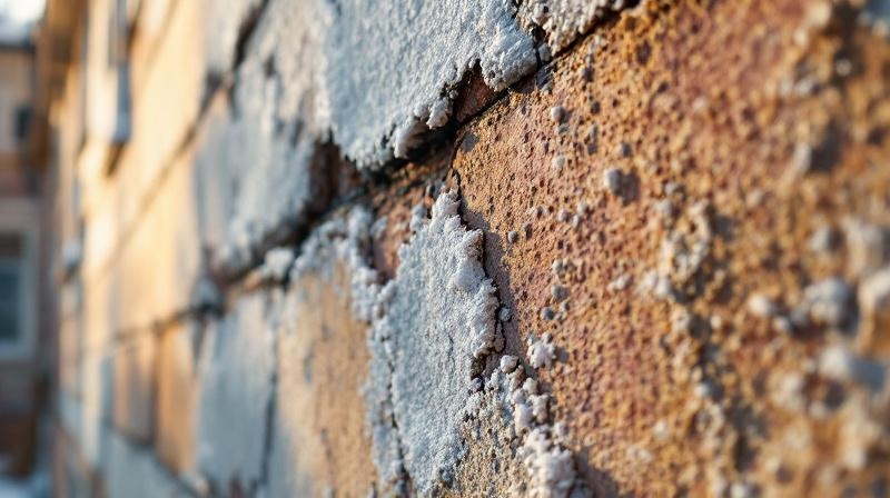 Frostschäden an Fassaden für Hof: 108 Frosttage und ihre Folgen