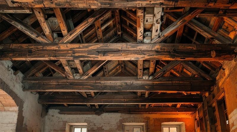 Holzbalkendecke sanieren: Statik und Schallschutz